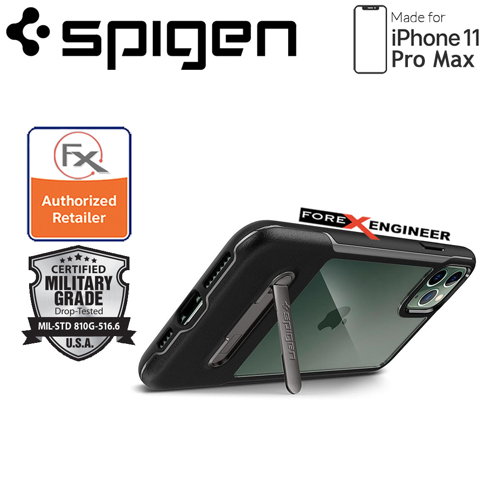 Spigen Slim Armor Essential S for iPhone 11 Pro Max ( Black ) ( Barcode: 8809671016479 )