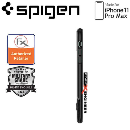 Spigen Slim Armor Essential S for iPhone 11 Pro Max ( Black ) ( Barcode: 8809671016479 )