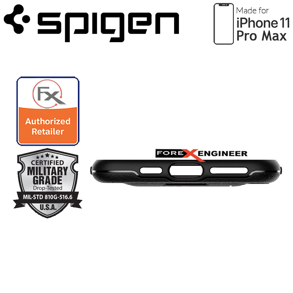 Spigen Slim Armor Essential S for iPhone 11 Pro Max ( Black ) ( Barcode: 8809671016479 )