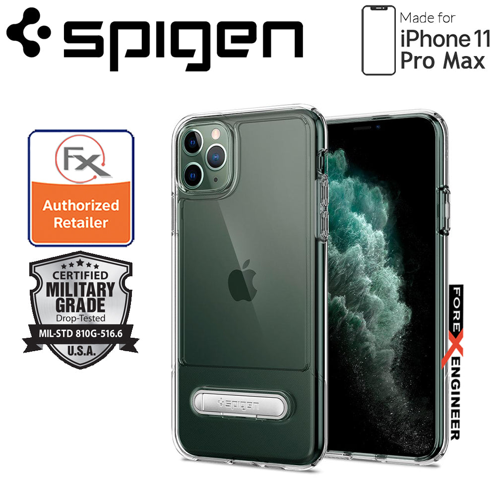 Spigen Slim Armor Essential S for iPhone 11 Pro Max ( Crystal Clear ) ( Barcode: 8809640258947 ) SPIGEN