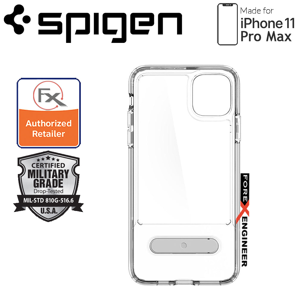 Spigen Slim Armor Essential S for iPhone 11 Pro Max ( Crystal Clear ) ( Barcode: 8809640258947 ) SPIGEN