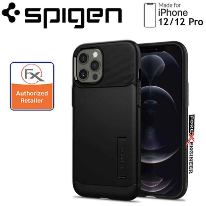 Spigen Slim Armor for iPhone 12 - 12 Pro 6.1" - Black ( Barcode : 8809710755048 )