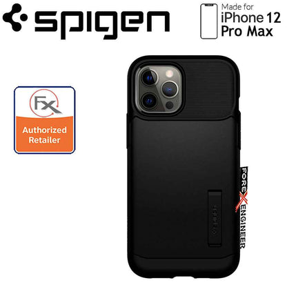 Spigen Slim Armor for iPhone 12 Pro Max 6.7" - Black ( Barcode : 8809710754607 )