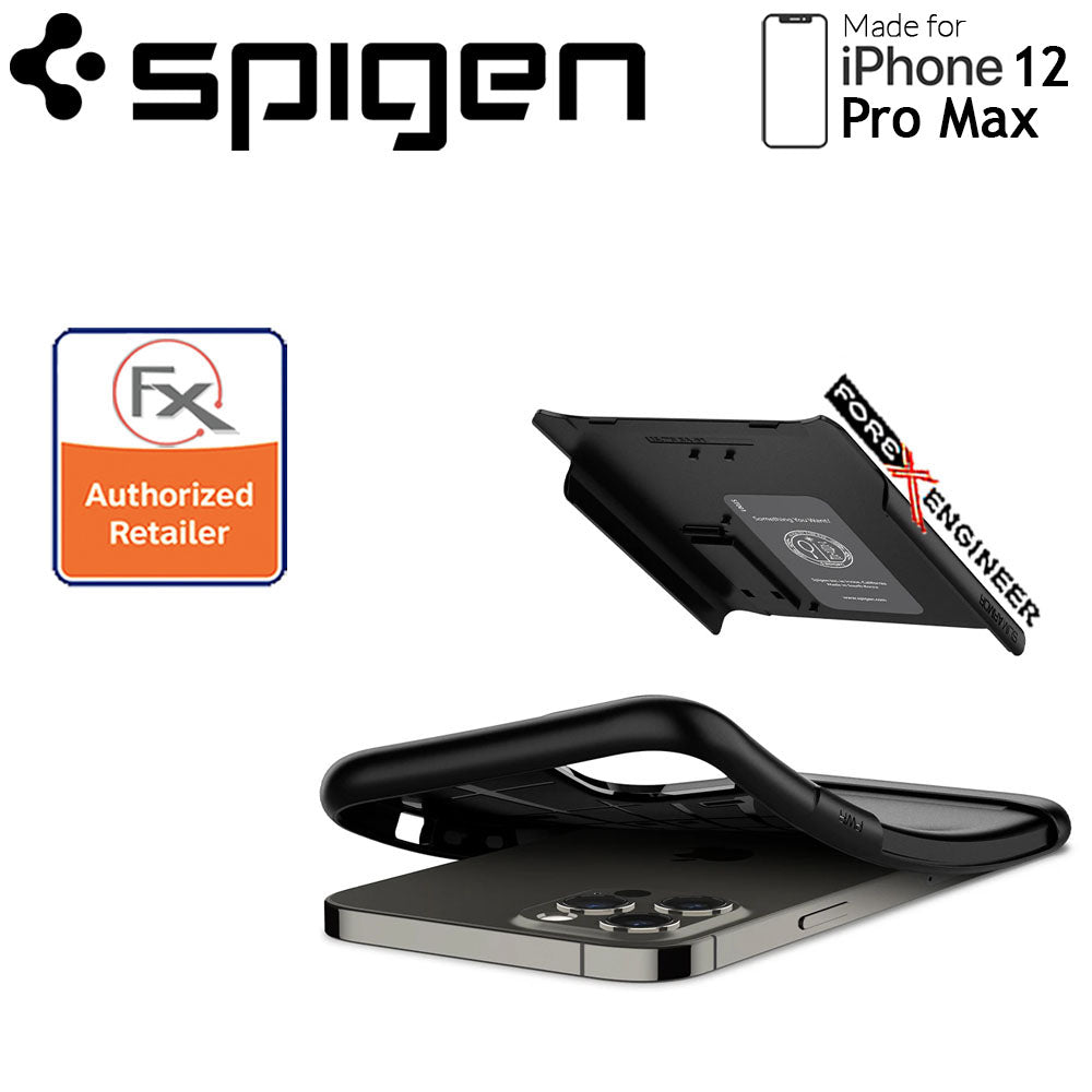 Spigen Slim Armor for iPhone 12 Pro Max 6.7" - Black ( Barcode : 8809710754607 )