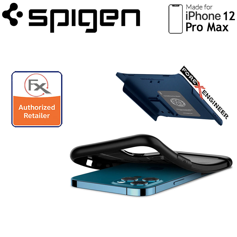 Spigen Slim Armor for iPhone 12 Pro Max 6.7" - Navy Blue ( Barcode : 8809710754621 )