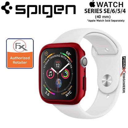 Spigen Thin Fit for Apple Watch 40mm for Series SE-6-5-4 - Metallic Red (Barcode: 8809710750050 )