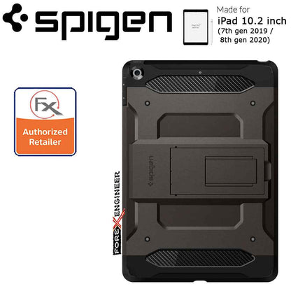 Spigen Tough Armor Tech for iPad 10.2 inch ( 7th - 8th - 9th Gen ) ( 2019 - 2021 ) - Gunmetal (Barcode : 8809685622512 )