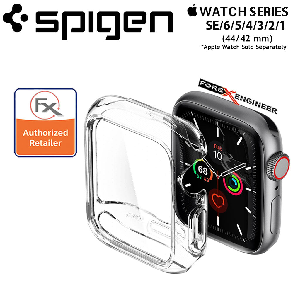 Spigen Ultra Hybrid Case for Apple Watch Series 9/8/7/SE/6/5/4/3/2/1 ( 45/44/42mm ) -  Crystal Clear