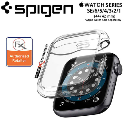 Spigen Ultra Hybrid Case for Apple Watch Series 9/8/7/SE/6/5/4/3/2/1 ( 45/44/42mm ) -  Crystal Clear