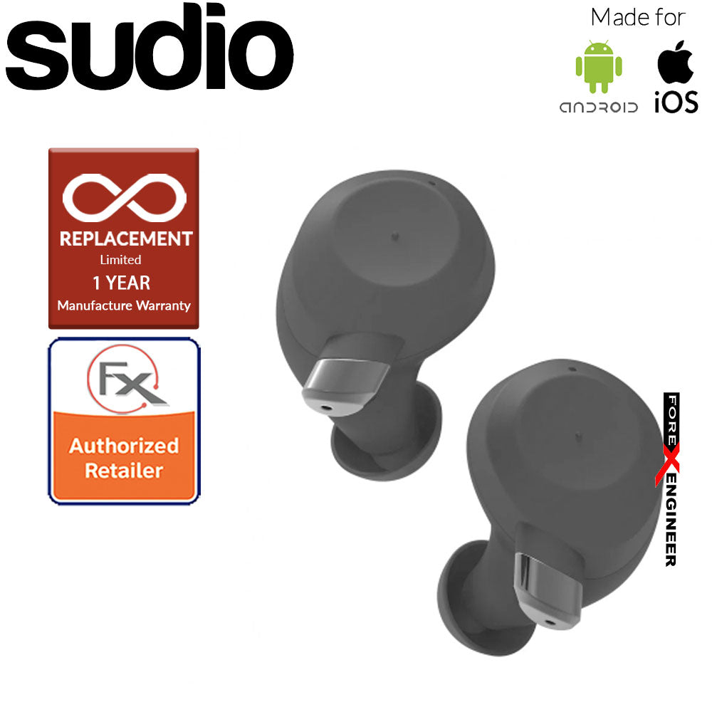 Sudio Fem IPX5 True Wireless Earbuds with 4 Environmental Noise-Canceling Microphones ( Black ) ( Barcode : 7350071383025 )