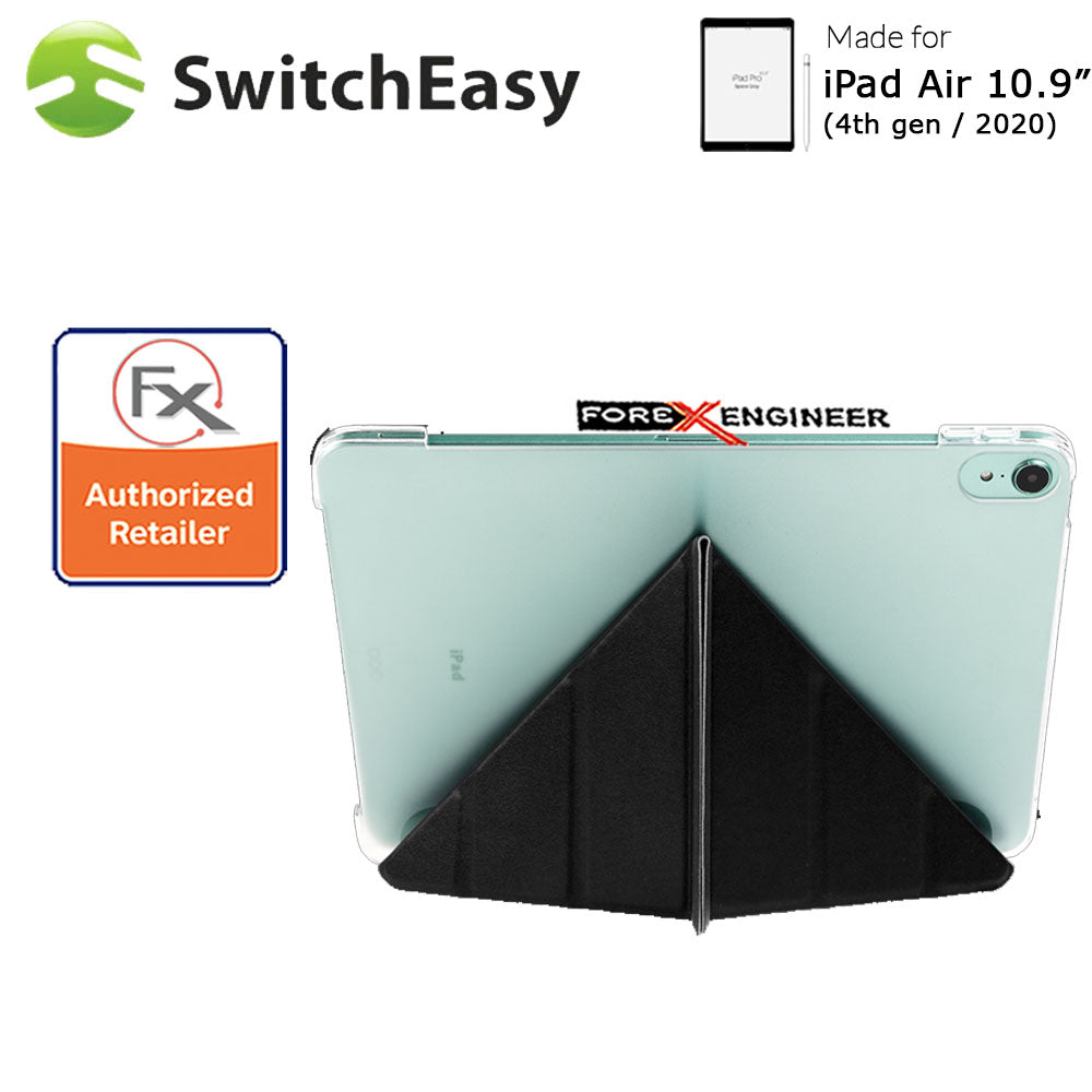 SwitchEasy Origami for iPad Air 10.9" (2020) - Black Color (Barcode : 4897094568471 )