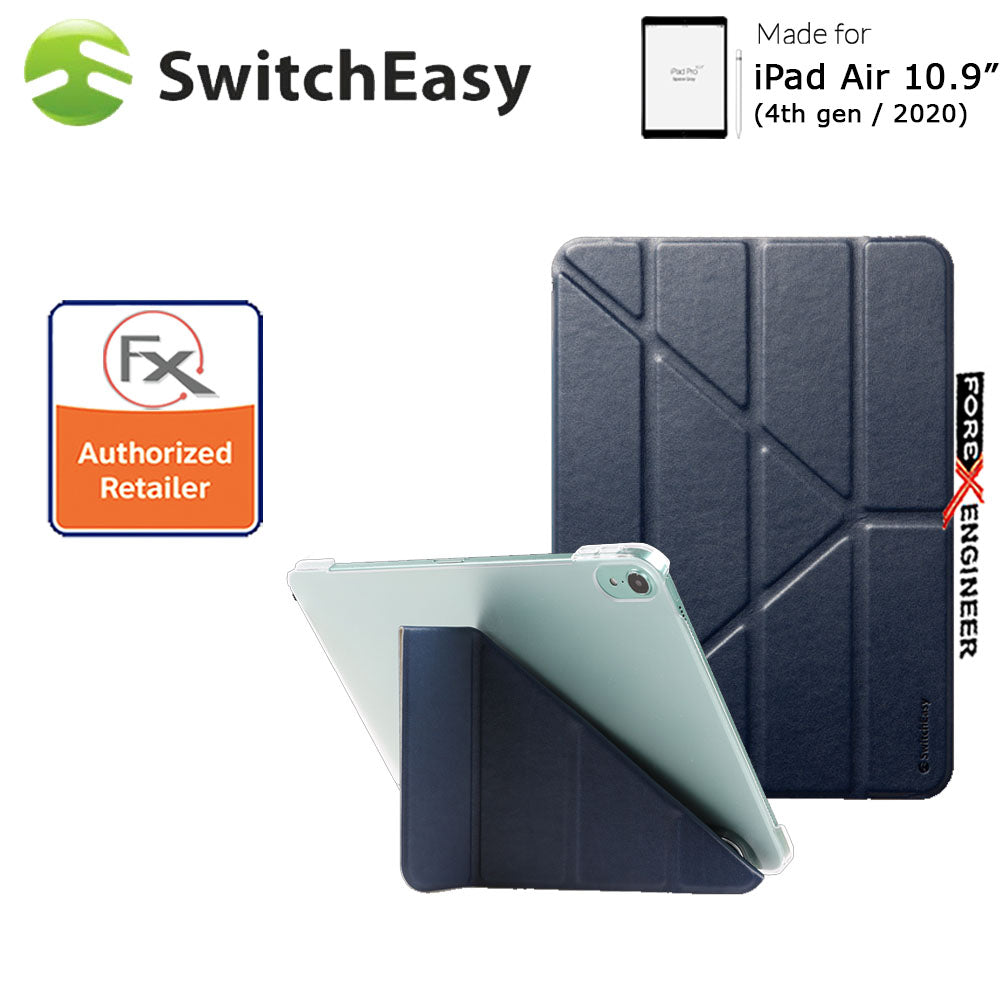 SwitchEasy Origami for iPad Air 10.9" (2020) - Midnight Blue Color (Barcode : 4897094568488 )