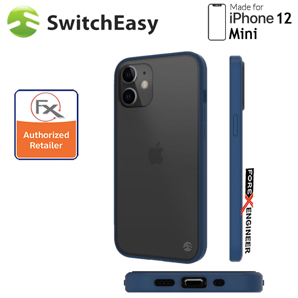 Switcheasy Aero for iPhone 12 Mini 5G 5.4"- Navy Blue ( Barcode : 4897094567580 )