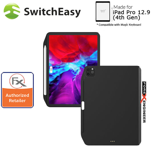 [1 week delay due to custom issue] Switcheasy Coverbuddy for iPad Pro 12.9 inch -  12.9" ( 4th Gen ) 2020 - Compatible with Magic Keyboard Only (Black) ( Barcode: 4897094566194 )