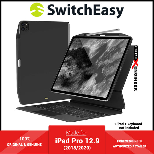 Switcheasy Coverbuddy for iPad Pro 12.9 3rd Gen - 4th Gen ( 2018 -2020 ) Case - Black (Barcode: 4897094566262 )