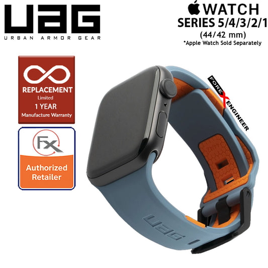 UAG Civilian Strap for Apple Watch Series 7 - SE - 6 - 5 - 4 - 3 - 2 - 1 ( 45mm - 42mm - 44mm ) - Slate Orange ( Barcode : 812451034912 )