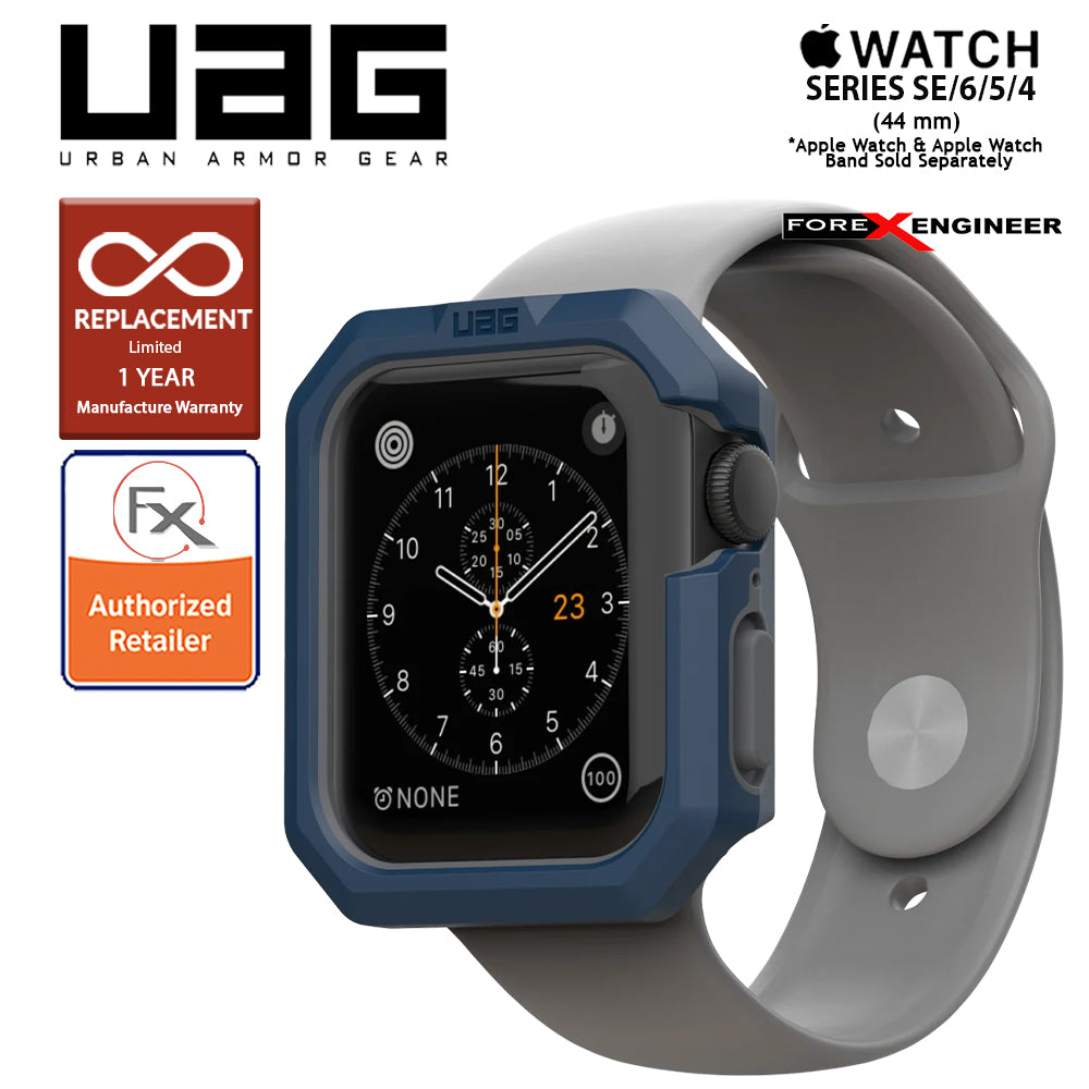 [RACKV2_CLEARANCE] UAG Civilian Watch Case for Apple Watch Series SE - 6 - 5 - 4 (44mm) - Mallard-Silver (Barcode : 812451039726)