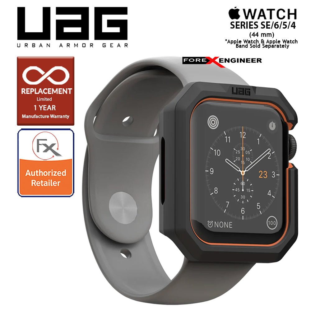 UAG Civilian Watch Case for Apple Watch Series SE 6 5 4 44mm Black Orange Barcode 812451039719 Forexengineer