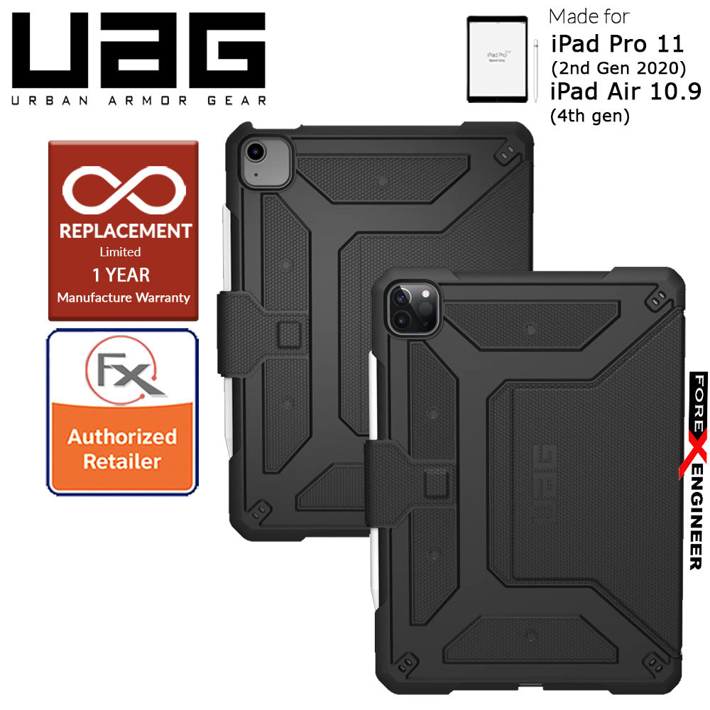 UAG Metropolis for iPad Air 10.9" ( 5th - 4th Gen ) ( 2022 - 2020 ) - iPad Pro 11 (2nd Gen 2020) - Black (Barcode : 812451037869 )