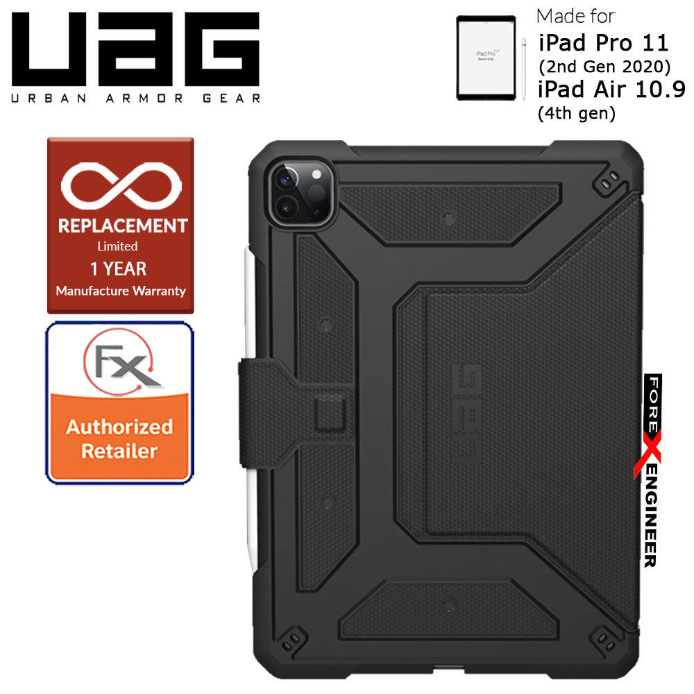 UAG Metropolis for iPad Air 10.9" ( 5th - 4th Gen ) ( 2022 - 2020 ) - iPad Pro 11 (2nd Gen 2020) - Black (Barcode : 812451037869 )