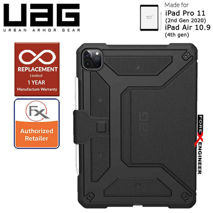 UAG Metropolis for iPad Air 10.9" ( 5th - 4th Gen ) ( 2022 - 2020 ) - iPad Pro 11 (2nd Gen 2020) - Black (Barcode : 812451037869 )