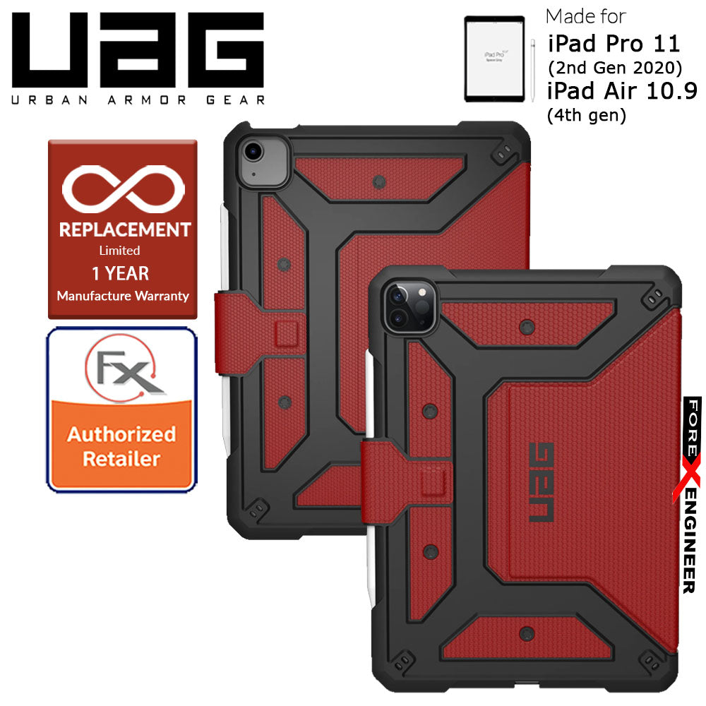 UAG Metropolis for iPad Air 10.9" ( 5th - 4th Gen ) ( 2022 - 2020 ) - iPad Pro 11 (2nd Gen 2020) - Magma (Barcode : 812451038095 )