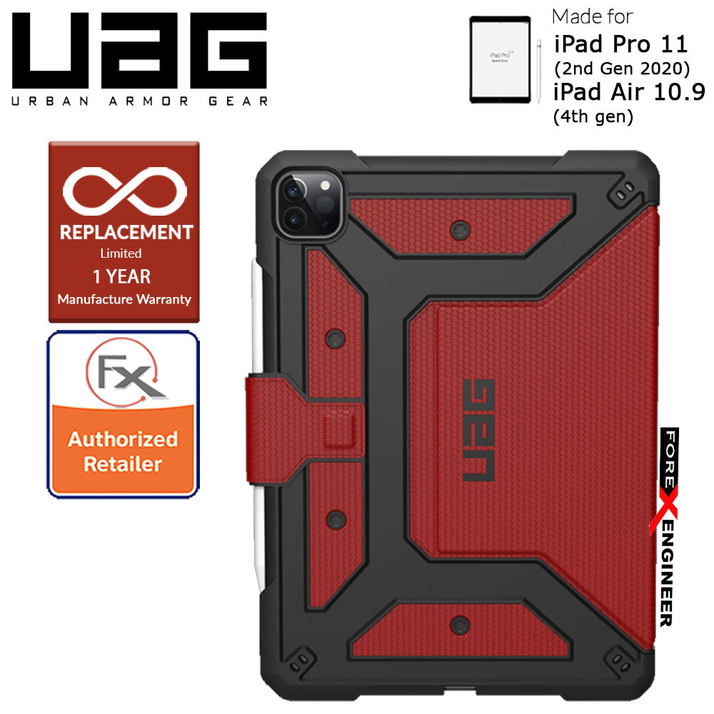 UAG Metropolis for iPad Air 10.9" ( 5th - 4th Gen ) ( 2022 - 2020 ) - iPad Pro 11 (2nd Gen 2020) - Magma (Barcode : 812451038095 )