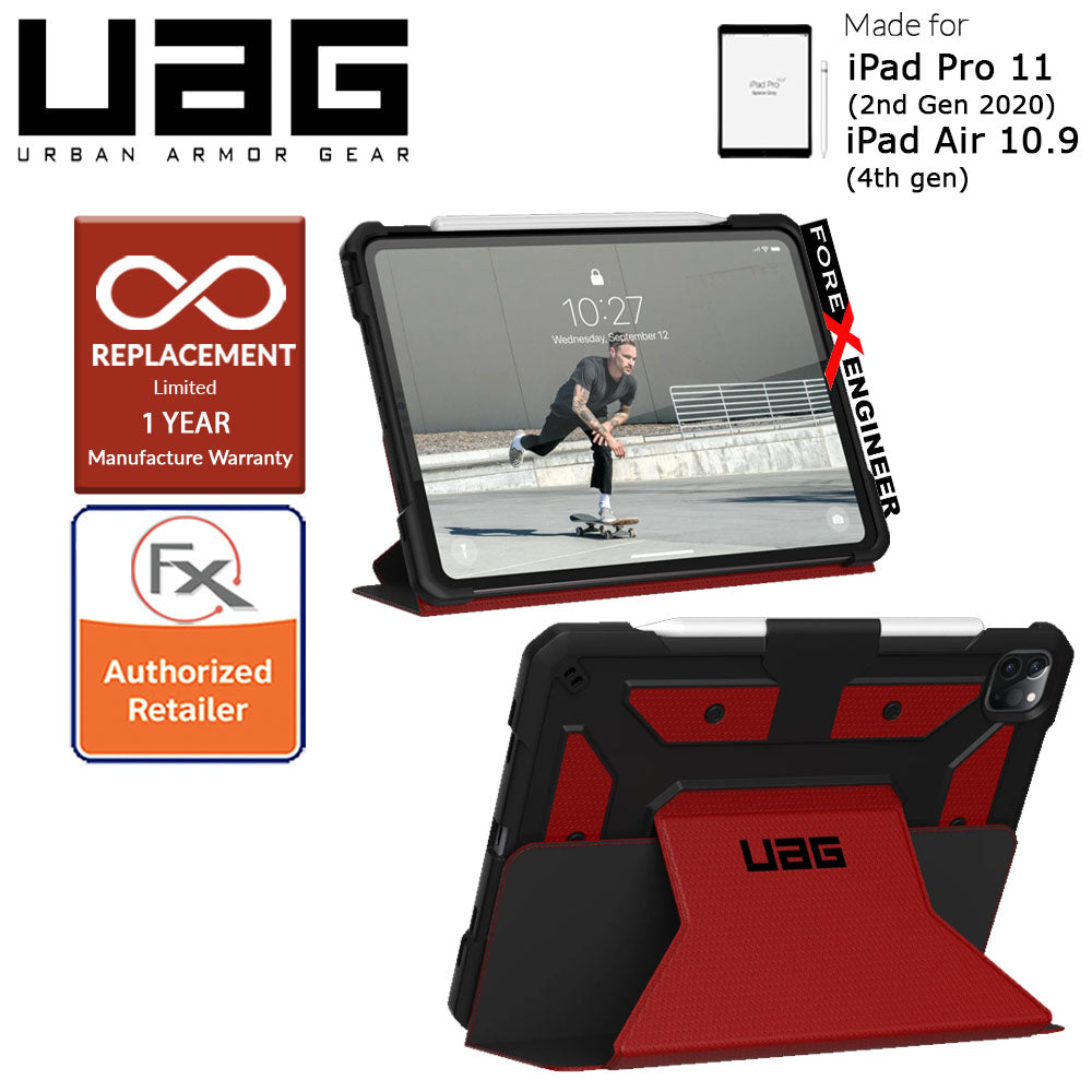 UAG Metropolis for iPad Air 10.9" ( 5th - 4th Gen ) ( 2022 - 2020 ) - iPad Pro 11 (2nd Gen 2020) - Magma (Barcode : 812451038095 )