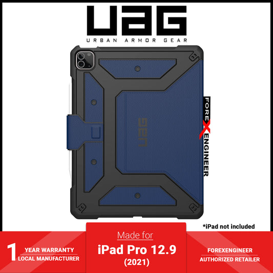 [RACKV2_CLEARANCE] UAG Metropolis for iPad Pro 12.9 ( 5th Gen - 2021 ) M1 Chip - Cobalt (Barcode : 810070360177 )