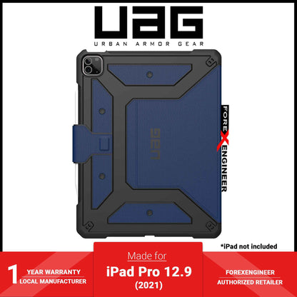 [RACKV2_CLEARANCE] UAG Metropolis for iPad Pro 12.9 ( 5th Gen - 2021 ) M1 Chip - Cobalt (Barcode : 810070360177 )