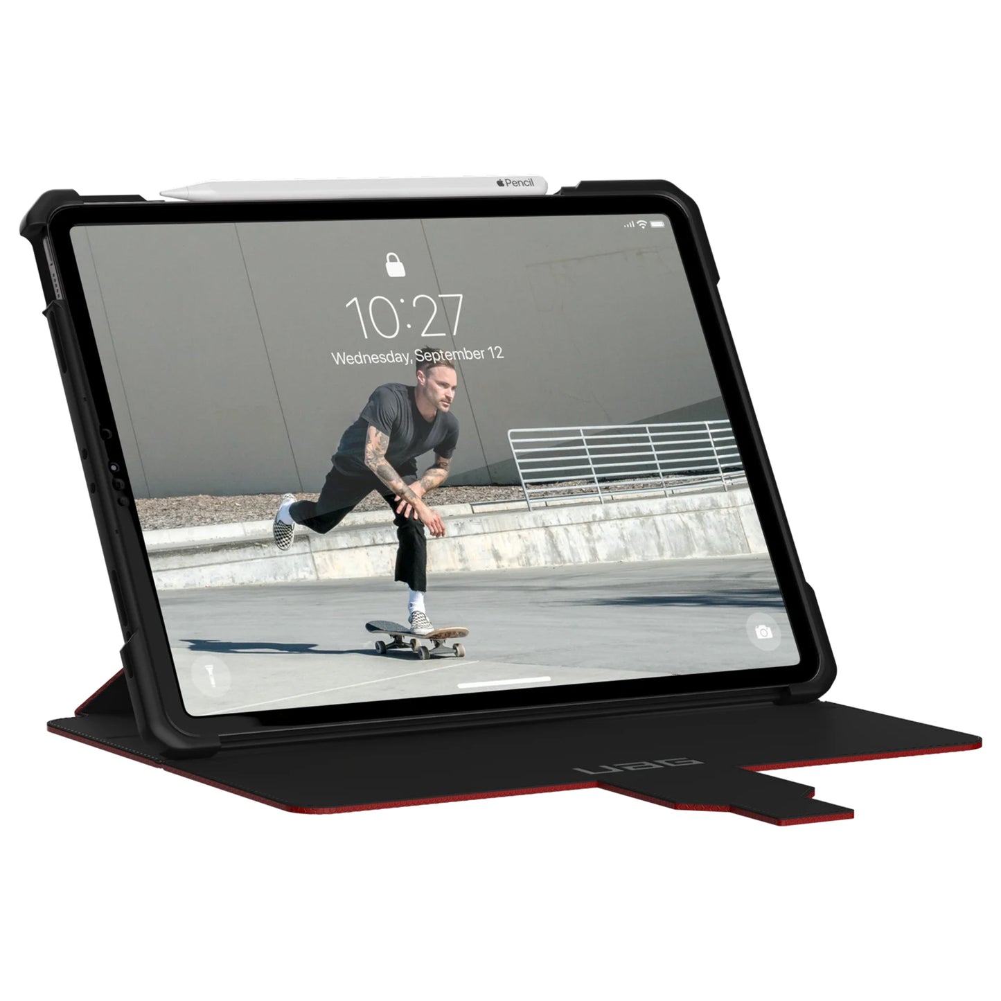 [RACKV2_CLEARANCE] UAG Metropolis for iPad Pro 12.9 ( 5th Gen - 2021 ) M1 Chip Case - Magma (Barcode : 810070360375 )