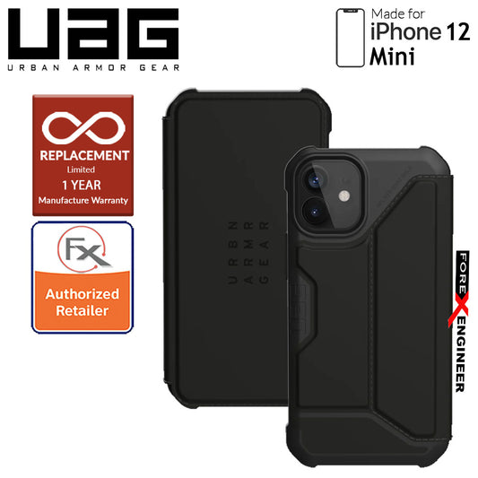 UAG Metropolis for iPhone 12 Mini 5G 5.4" -  Black PU (Barcode : 812451036558 )