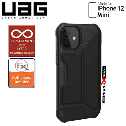 UAG Metropolis for iPhone 12 Mini 5G 5.4" -  Black PU (Barcode : 812451036558 )