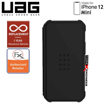 UAG Metropolis for iPhone 12 Mini 5G 5.4" -  Black PU (Barcode : 812451036558 )