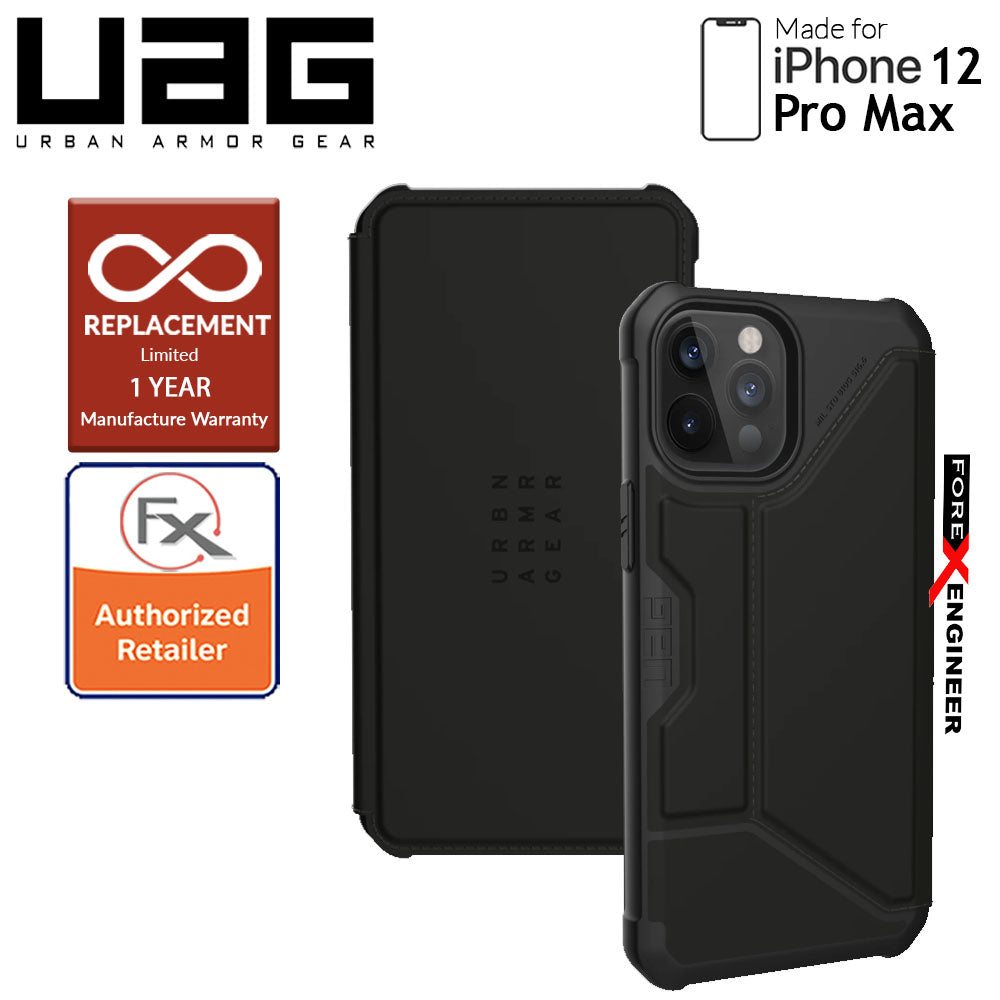 UAG Metropolis for iPhone 12 Pro Max 5G 6.7" - Black PU ( Barcode : 812451037302 )