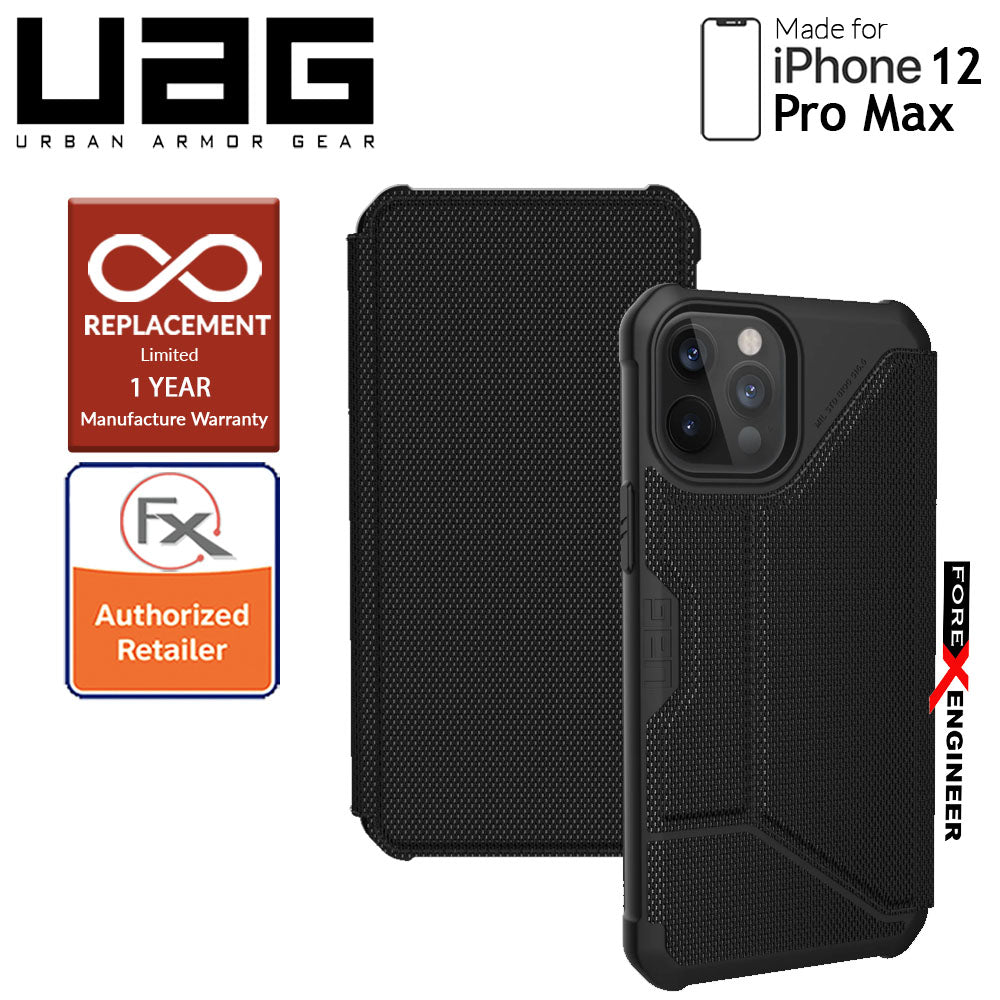 UAG Metropolis for iPhone 12 Pro Max 5G 6.7" - Kevlar Black ( Barcode : 812451037319 )