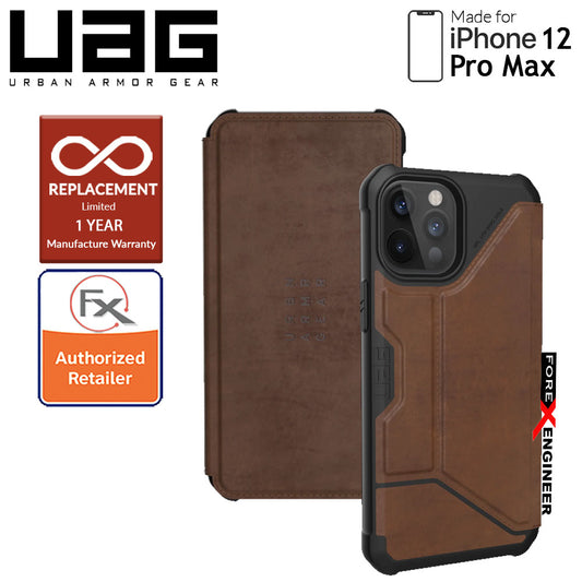 UAG Metropolis for iPhone 12 Pro Max 5G 6.7" - Leather Brown ( Barcode : 812451037333 )