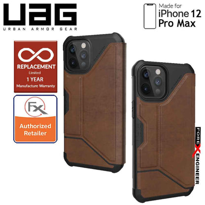 UAG Metropolis for iPhone 12 Pro Max 5G 6.7" - Leather Brown ( Barcode : 812451037333 )