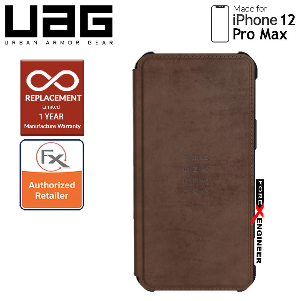 UAG Metropolis for iPhone 12 Pro Max 5G 6.7" - Leather Brown ( Barcode : 812451037333 )