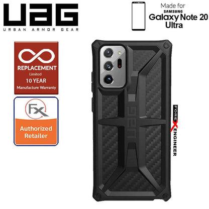 UAG Monarch for Samsung Galaxy Note 20 Ultra 5G 2020 - Rugged Military Drop Tested ( Carbon Fiber ) ( Barcode : 812451036428 )