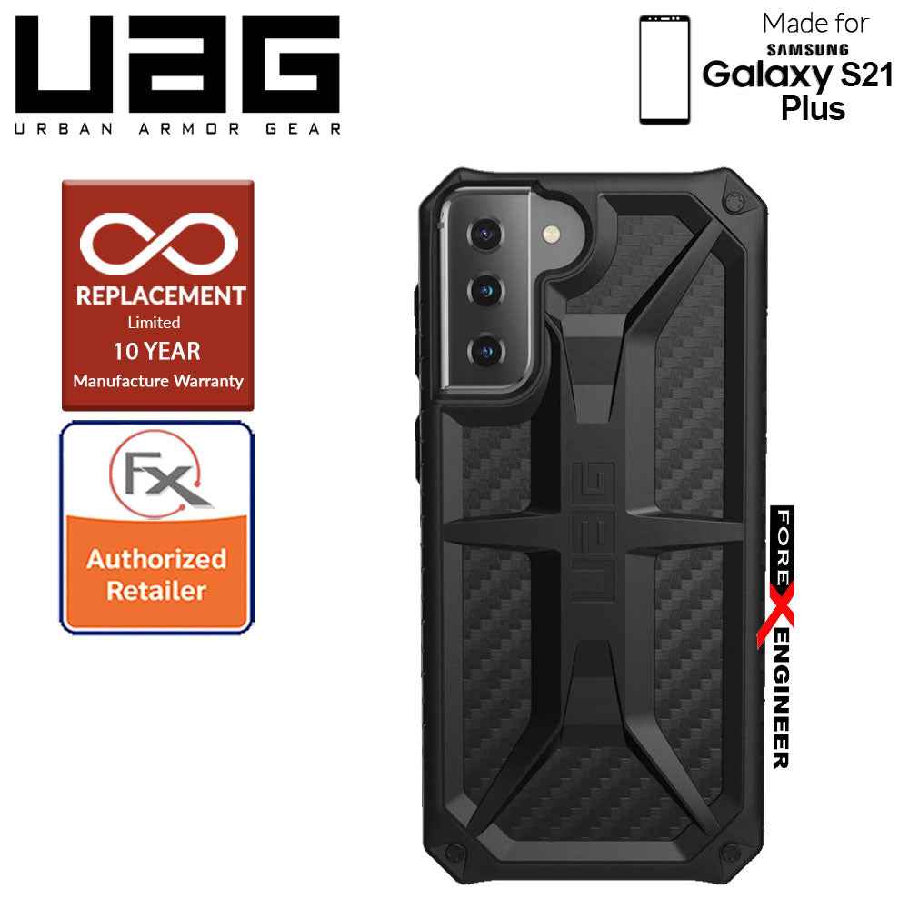 UAG Monarch for Samsung Galaxy S21 Plus 5G Carbon Fibre (Barcode