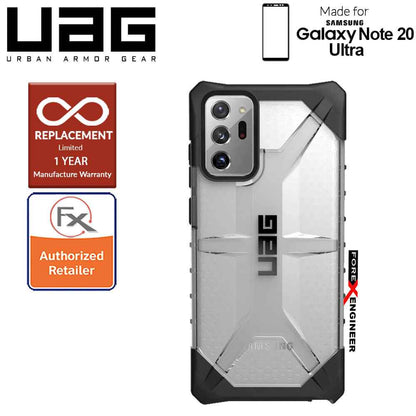 [RACKV2_CLEARANCE] UAG Plasma for Samsung Galaxy Note 20 Ultra 5G 2020 - Rugged Military Drop Tested ( Ice ) ( Barcode : 812451035629 )