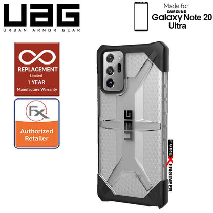 [RACKV2_CLEARANCE] UAG Plasma for Samsung Galaxy Note 20 Ultra 5G 2020 - Rugged Military Drop Tested ( Ice ) ( Barcode : 812451035629 )