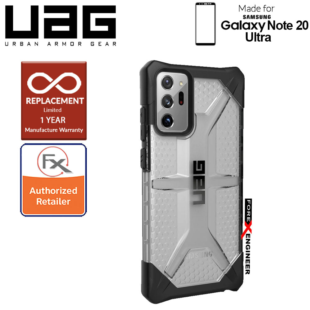 [RACKV2_CLEARANCE] UAG Plasma for Samsung Galaxy Note 20 Ultra 5G 2020 - Rugged Military Drop Tested ( Ice ) ( Barcode : 812451035629 )