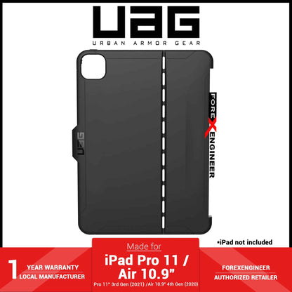 UAG Scout for iPad Pro 11" ( 3rd - 2nd - 1st Gen ) ( 2022 - 2018 ) - iPad Air 10.9" ( 5th - 4th Gen ) ( 2022 - 2020 ) - Black (Barcode: 810070361129 )