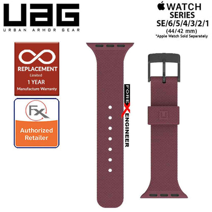 UAG Silicone Strap for Apple Watch Series 7 - SE - 6 - 5 - 4 - 3 - 2 - 1 ( 45mm - 42mm - 44mm ) - Aubergine (Barcode : 812451036312 )