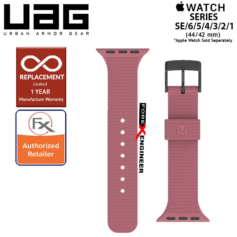 UAG Silicone Strap for Apple Watch Series 7 - SE - 6 - 5 - 4 - 3 - 2 - 1 ( 45mm - 42mm - 44mm ) - Dusty Rose (Barcode : 812451036329 )