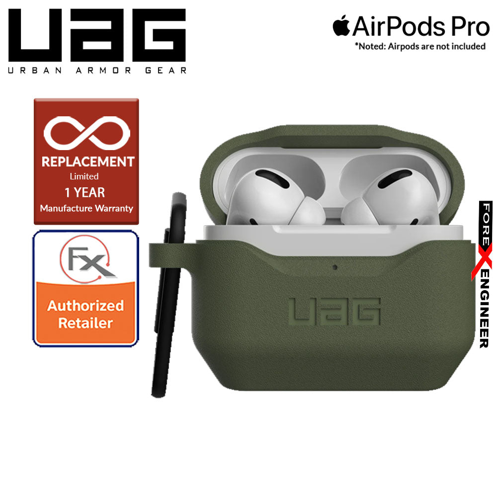 [RACKV2_CLEARANCE]  UAG Standard Issue Silicone_001 for Airpods Pro - Olive color ( Barcode : 812451035414 )