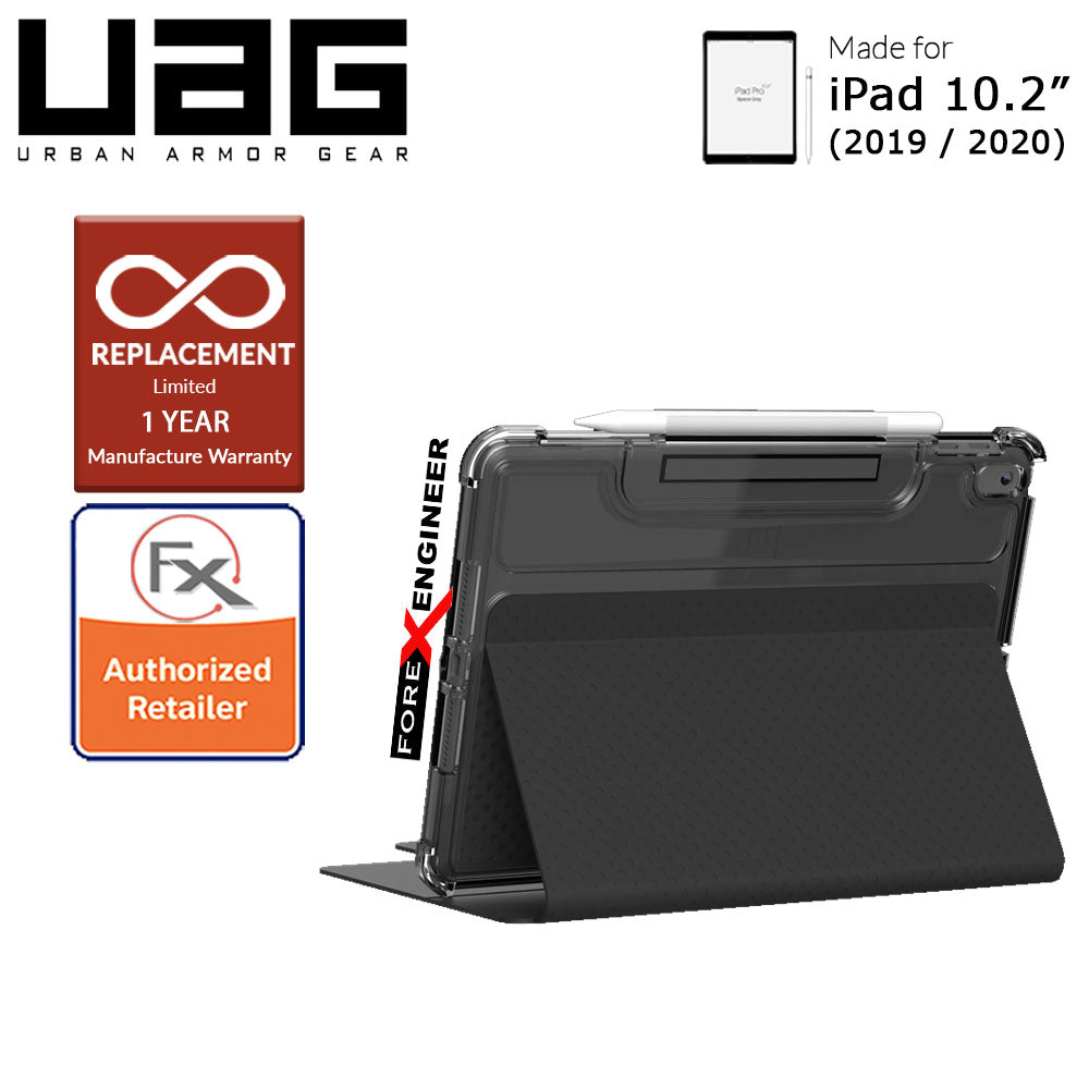 UAG [U] Lucent for iPad 10.2 inch 7th - 8th - 9th Gen  ( 2019 - 2021 )  - Black - Ice (Barcode : 812451037845 )