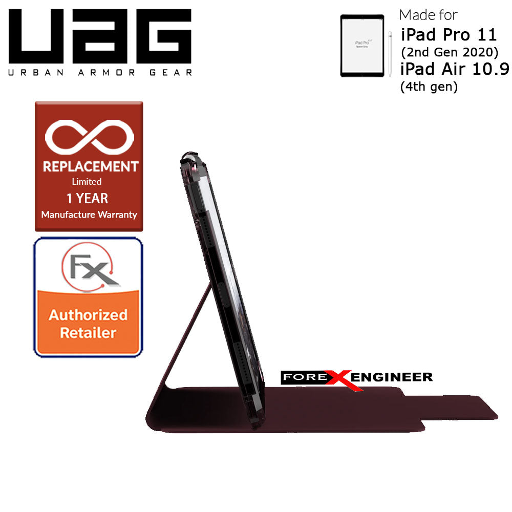 UAG [U] Lucent for iPad Air 10.9" ( 5th - 4th Gen ) ( 2022 - 2020 ) - iPad Pro 11 2020 (2nd Gen) - Aubergine- Dusty Rose Color (Barcode : 812451038279 )
